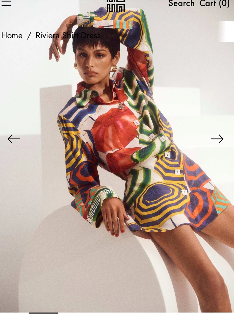 Riviera Multicolor Shirt Dress - Picture 4 of 5